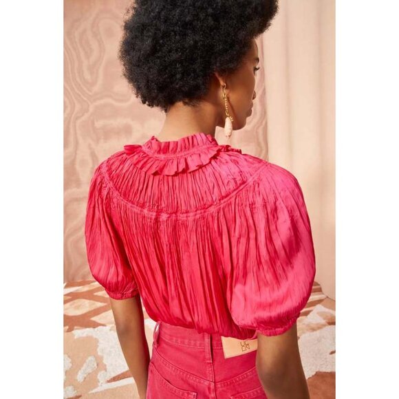 Ulla Johnson "Eleni" Top in Orchid, size 4. - Picture 2 of 11